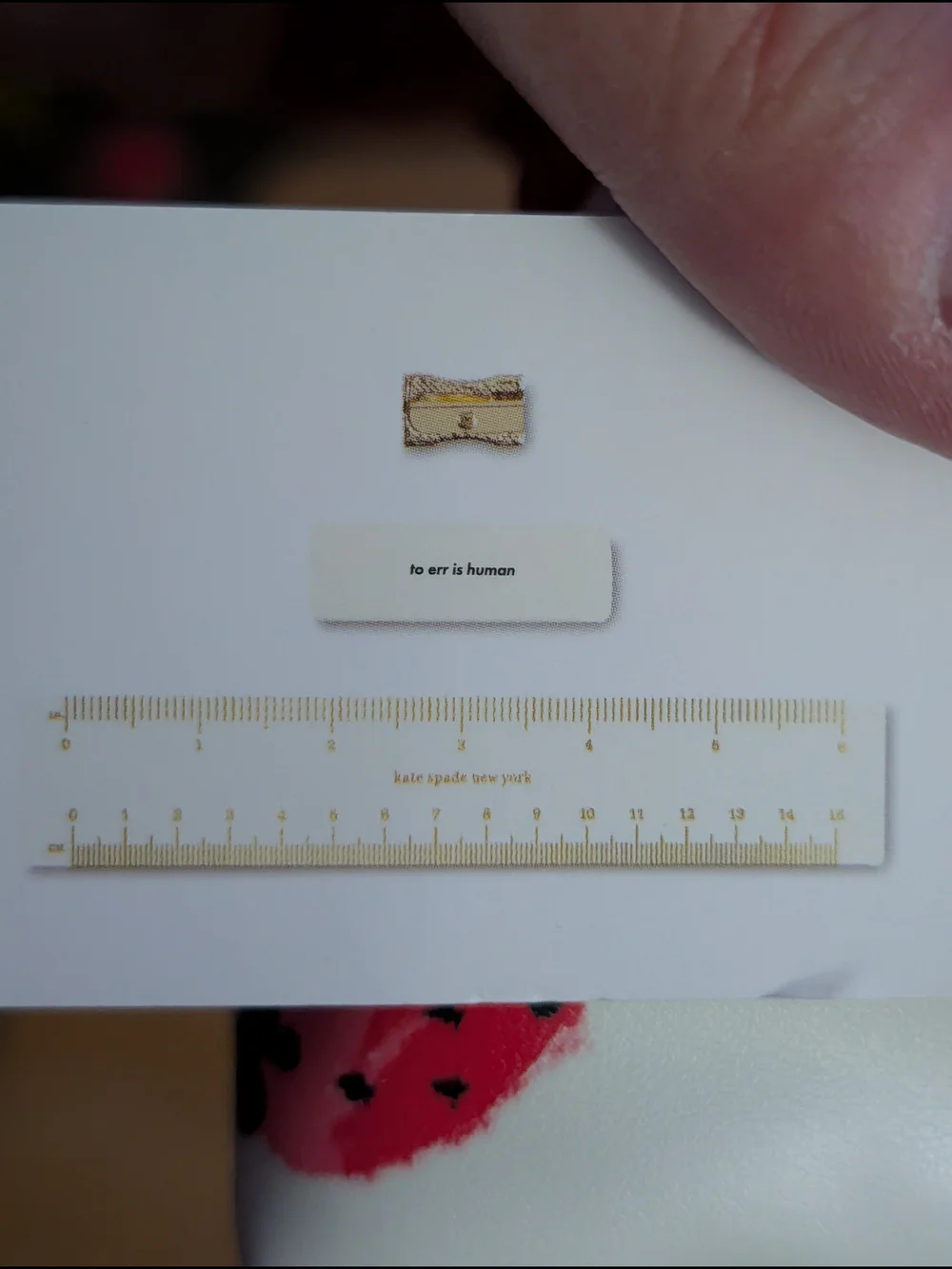 Kate Spade Strawberry Pencil Case With Extras